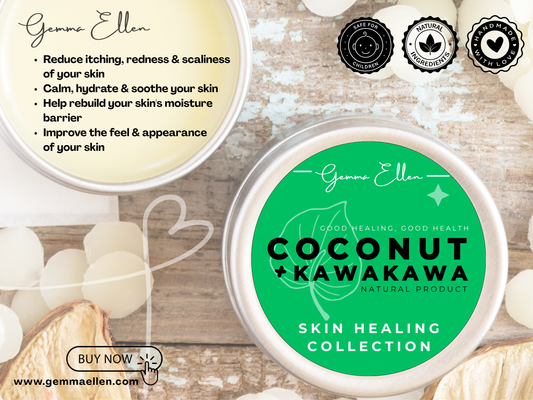Skin Healing Collection - Coconut & Kawakawa Balm