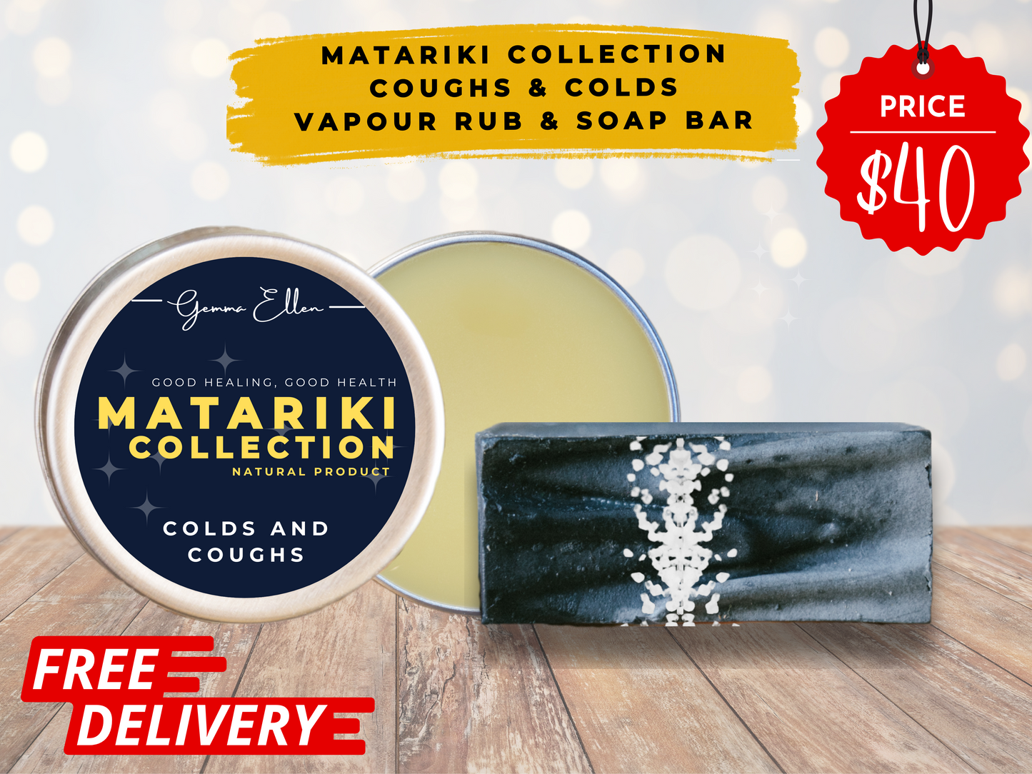 Matariki Collection - Vapour Rub & Soap Set