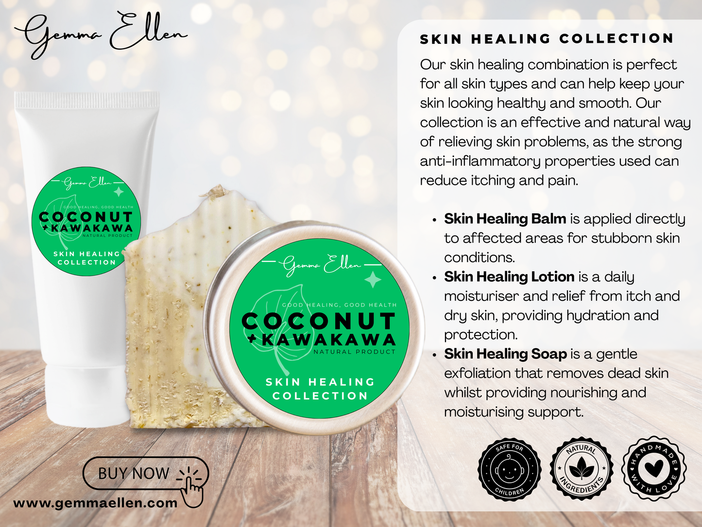 Skin Healing Collection - Balm, Lotion & Soap