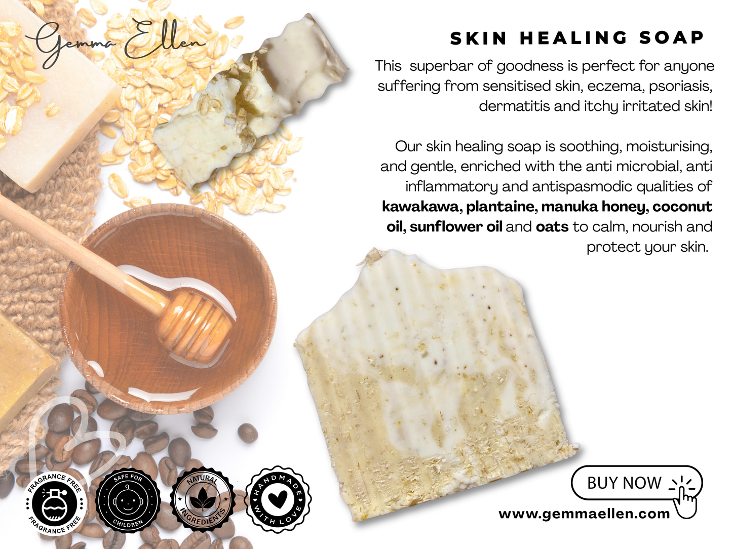 Skin Healing Collection - Balm, Lotion & Soap